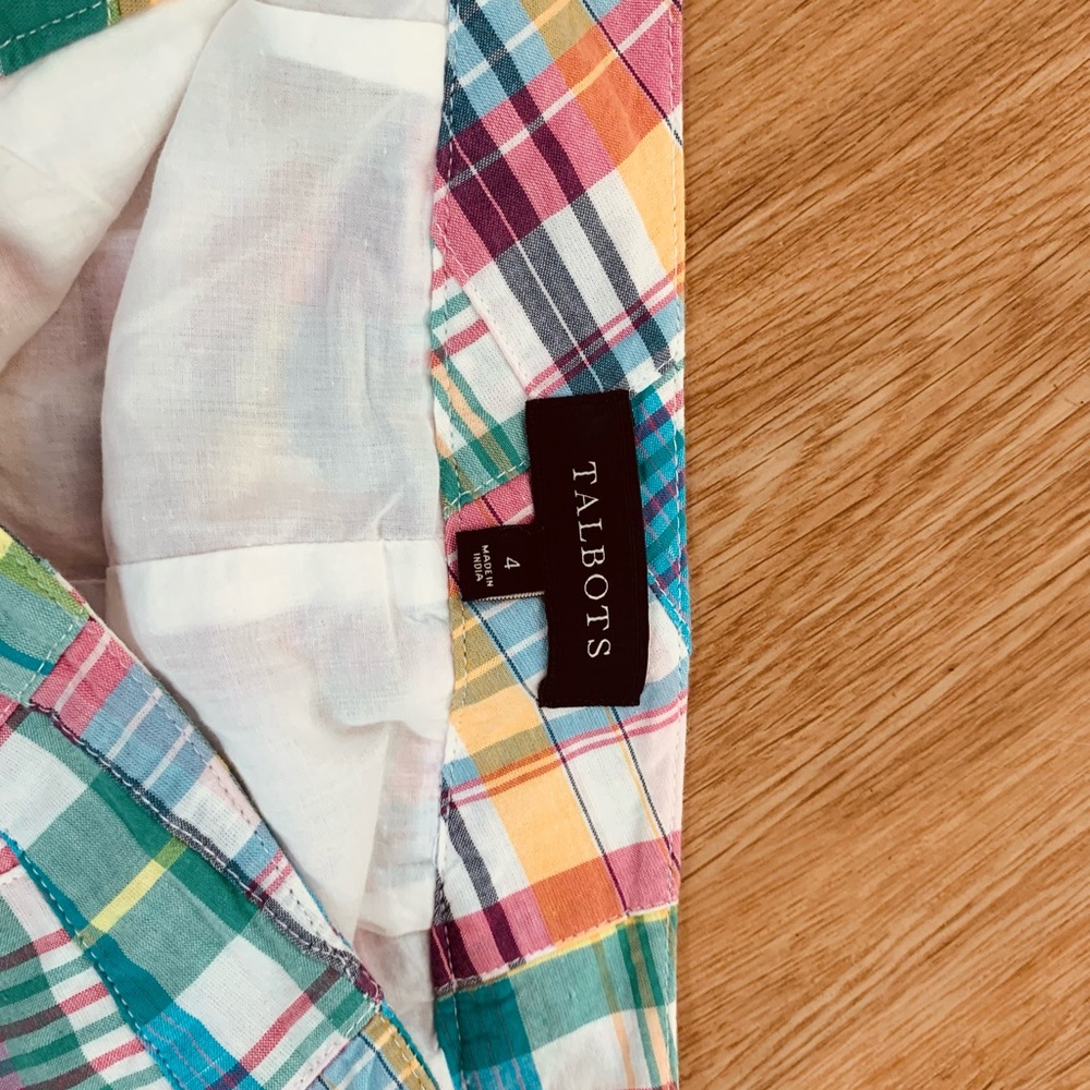 Talbots Madras Plaid Skirt - Picture 6 of 10